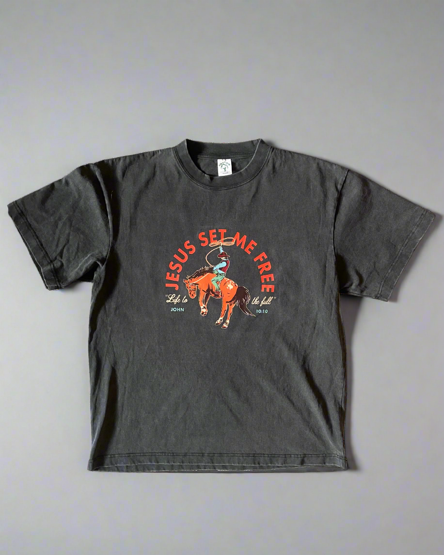 Jesus Set Me Free Adult Tee