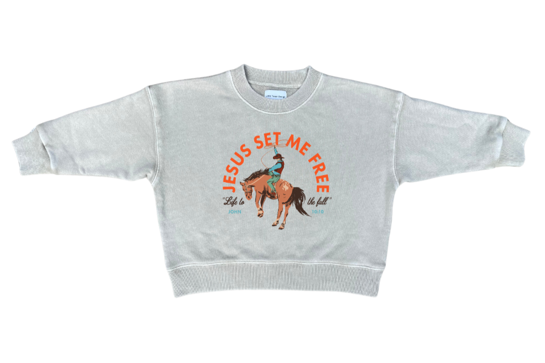 Jesus Set Me Free Crewneck