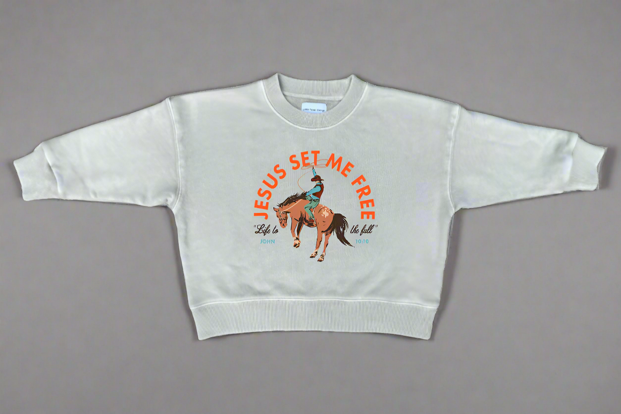 Jesus Set Me Free Crewneck