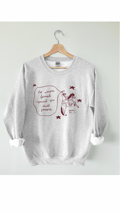 No Weapon Formed Against You Crewneck