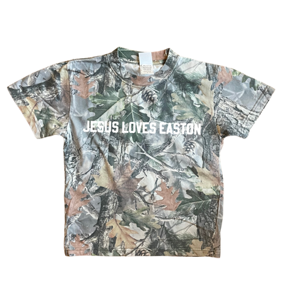 Camo Kids Tee Customized